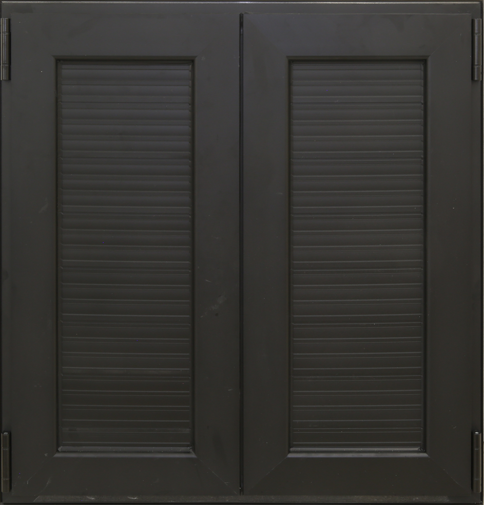 Volet 2 Battants 1000X1000 Noir